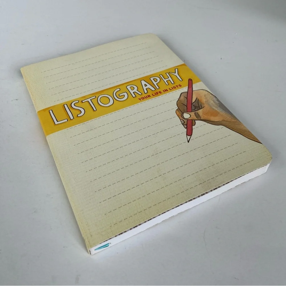 Listography Your Life in Lists Journal - Reflective Notebook